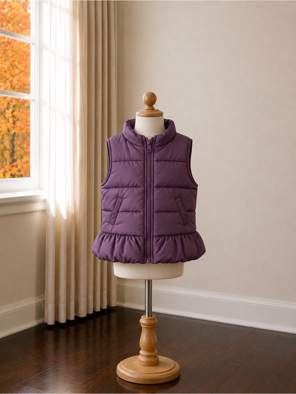 OshKosh B'gosh Purple Puffer Vest